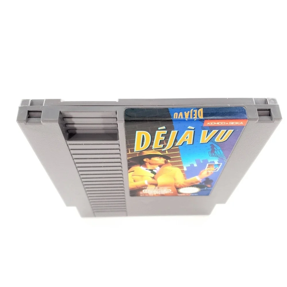 Deja Vu Nintendo NES Authentic w/ Manual & Case Near Mint Label Tested & Works